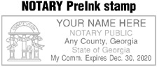 NOTARY RECTANGLE/GA